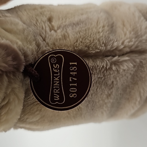 Vintage Ganz Bros Wrinkles Dog Hand Puppet 10 inches Cream - Picture 6 of 9